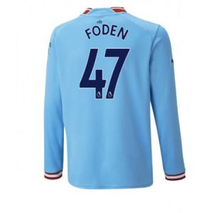 Manchester City Phil Foden #47 Thuis tenue Mensen 2022-23 Lange Mouw