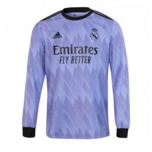 Real Madrid Uit tenue Mensen 2022-23 Lange Mouw