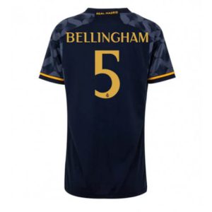 Dames Real Madrid Jude Bellingham #5 Uit tenue 2023-24 Korte Mouw