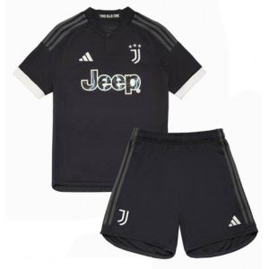 Kids Juventus Derde tenue 2023-24 Korte Mouw (+ Korte broeken)