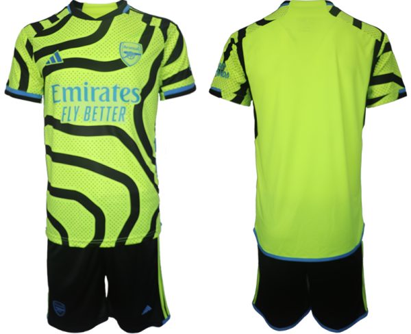 Arsenal Uit tenue Voetbalshirts 2023-24 Korte Mouw (+ Korte broeken)