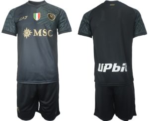 SSC Napoli Derde tenue Voetbalshirts 2023-24 Korte Mouw (+ Korte broeken)