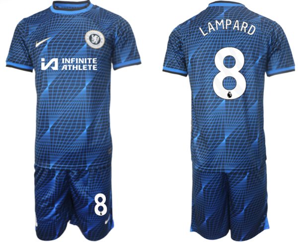 Chelsea Frank Lampard #8 Uit tenue Voetbalshirts 2023-24 Korte Mouw (+ Korte broeken)