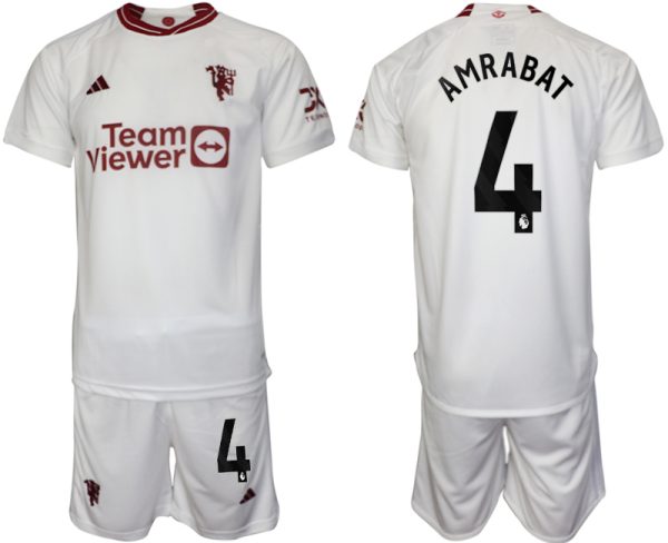 Manchester United Sofyan Amrabat #4 Derde tenue Voetbalshirts 2023-24 Korte Mouw (+ Korte broeken)