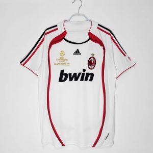 AC Milan 2006/07 Uit tenue Korte Mouw Voetbalshirts