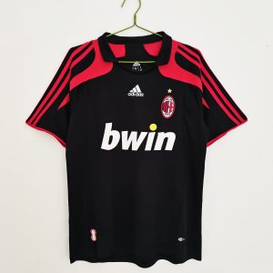 AC Milan 2007/08 Derde tenue Korte Mouw Voetbalshirts