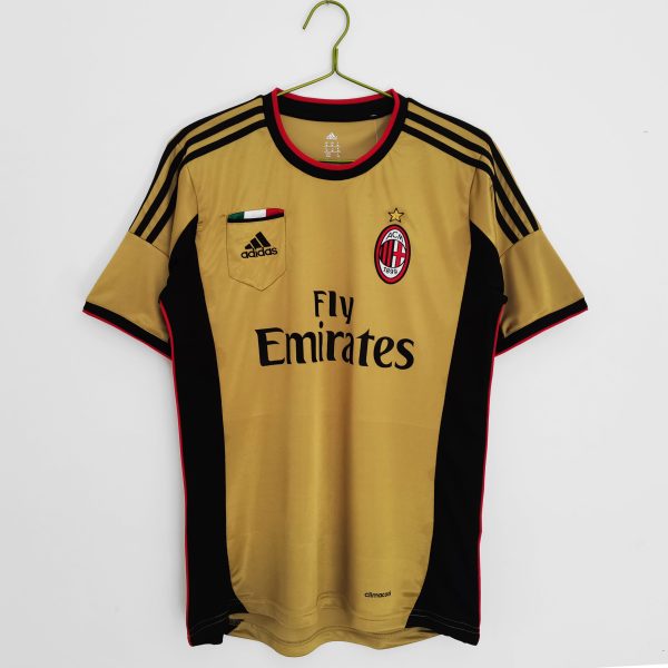 AC Milan 2013/14 Derde tenue Korte Mouw Voetbalshirts