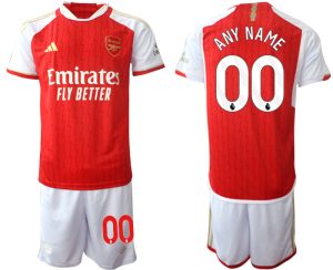 Arsenal Any Name Thuis tenue Voetbalshirts 2023-24 Korte Mouw (+ Korte broeken)