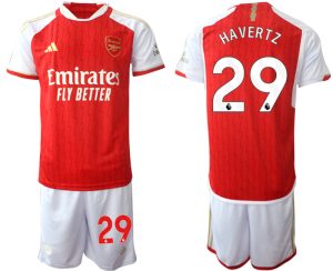 Arsenal Kai Havertz #29 Thuis tenue Voetbalshirts 2023-24 Korte Mouw (+ Korte broeken)