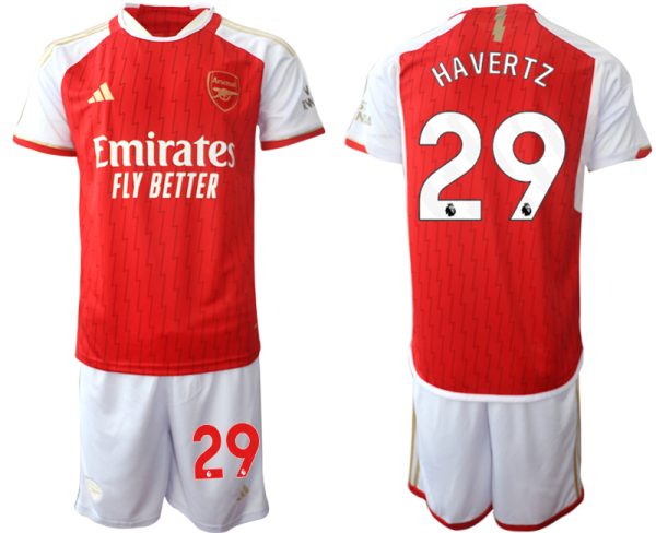 Arsenal Kai Havertz #29 Thuis tenue Voetbalshirts 2023-24 Korte Mouw (+ Korte broeken)
