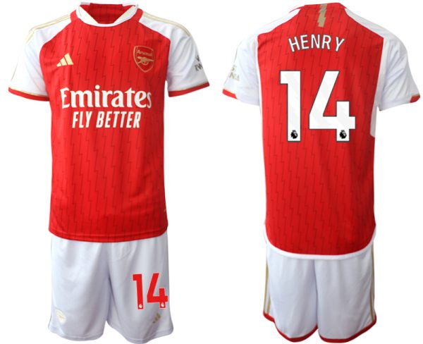 Arsenal Thierry Henry #14 Thuis tenue Voetbalshirts 2023-24 Korte Mouw (+ Korte broeken)