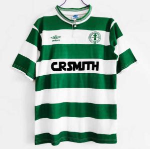 Celtic 1987/88 Thuis tenue Korte Mouw Retro Voetbalshirts
