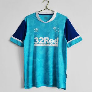 Derby County 2021/22 Uit tenue Korte Mouw Retro Voetbalshirts