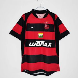 Flamengo 2003/04 Thuis tenue Korte Mouw Retro Voetbalshirts