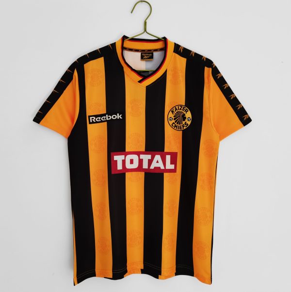 Kaizer Chiefs FC 1998 Thuis tenue Korte Mouw Retro Voetbalshirts