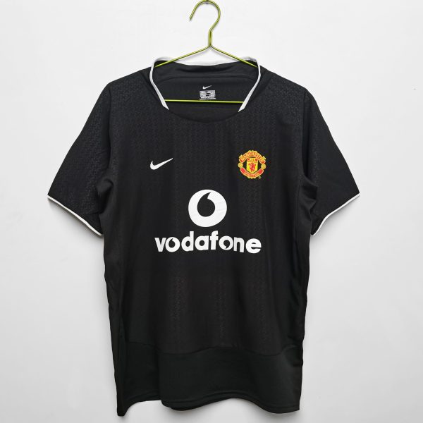 Manchester United 2003/04 Uit tenue Korte Mouw Retro Voetbalshirts