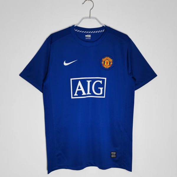 Manchester United 2008/09 Derde tenue Korte Mouw Retro Voetbalshirts