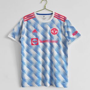 Manchester United 2021/22 Uit tenue Korte Mouw Retro Voetbalshirts