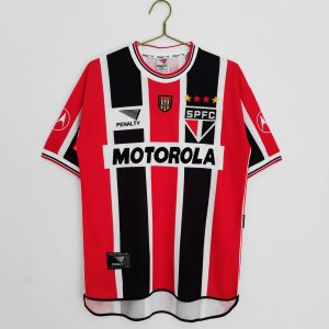 Sao Paulo 2000 Uit tenue Korte Mouw Retro Voetbalshirts