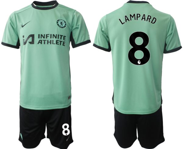 Chelsea Frank Lampard #8 Derde tenue Mensen 2023-24 Korte Mouw (+ Korte broeken) Voetbalshirts