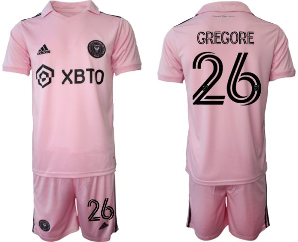 Inter Miami Gregore #26 Thuis tenue Mensen 2023-24 Korte Mouw (+ Korte broeken) Voetbalshirts