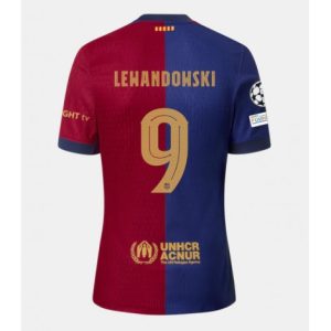 Barcelona Robert Lewandowski #9 Thuis tenue 2024-25 Voetbalshirts Korte Mouw