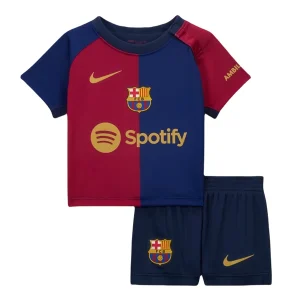 Barcelona Thuis tenue kinder 2024-25 Voetbalshirts Korte Mouw (+ Korte broeken)