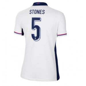 EK 2024 Dames Engeland John Stones #5 Thuis tenue Korte Mouw