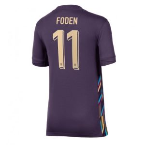 EK 2024 Dames Engeland Phil Foden #11 Uit tenue Korte Mouw