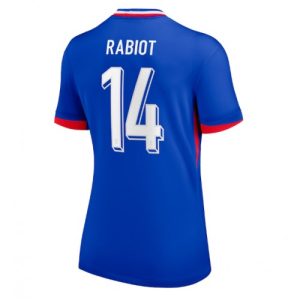 EK 2024 Dames Frankrijk Adrien Rabiot #14 Thuis tenue Korte Mouw