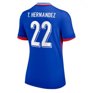 EK 2024 Dames Frankrijk Theo Hernandez #22 Thuis tenue Korte Mouw