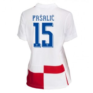 EK 2024 Dames Kroatië Mario Pasalic #15 Thuis tenue Korte Mouw