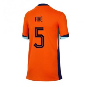 EK 2024 Dames Nederland Nathan Ake #5 Thuis tenue Korte Mouw