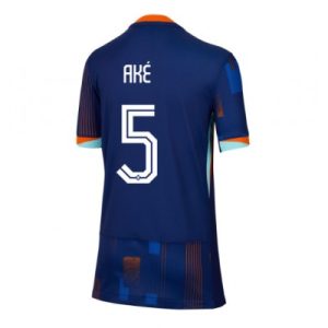 EK 2024 Dames Nederland Nathan Ake #5 Uit tenue Korte Mouw