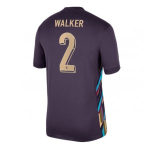 EK 2024 Engeland Kyle Walker #2 Uit tenue Korte Mouw