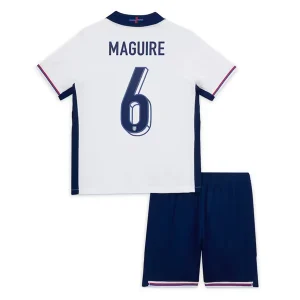 EK 2024 Kinder Engeland Harry Maguire #6 Thuis tenue Korte Mouw (+ Korte broeken)