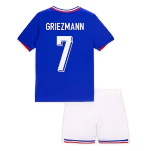 EK 2024 Kinder Frankrijk Antoine Griezmann #7 Thuis tenue Korte Mouw (+ Korte broeken)