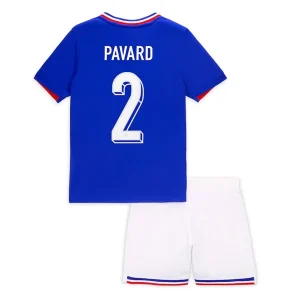 EK 2024 Kinder Frankrijk Benjamin Pavard #2 Thuis tenue Korte Mouw (+ Korte broeken)