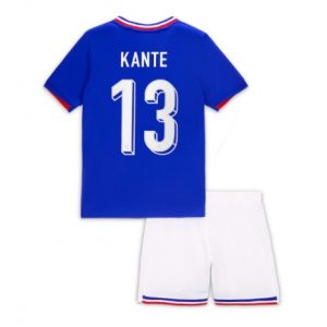 EK 2024 Kinder Frankrijk Kante #13 Thuis tenue Korte Mouw (+ Korte broeken)