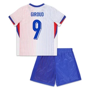 EK 2024 Kinder Frankrijk Olivier Giroud #9 Uit tenue Korte Mouw (+ Korte broeken)