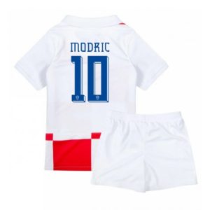 EK 2024 Kinder Kroatië Luka Modric #10 Thuis tenue Korte Mouw (+ Korte broeken)