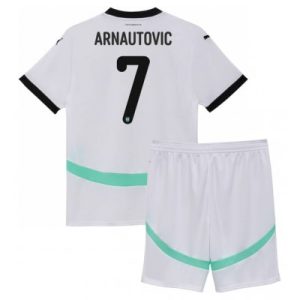 EK 2024 Kinder Oostenrijk Marko Arnautovic #7 Uit tenue Korte Mouw (+ Korte broeken)