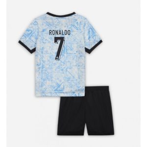 EK 2024 Kinder Portugal Cristiano Ronaldo #7 Uit tenue Korte Mouw (+ Korte broeken)