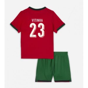 EK 2024 Kinder Portugal Vitinha Ferreira #23 Thuis tenue Korte Mouw (+ Korte broeken)