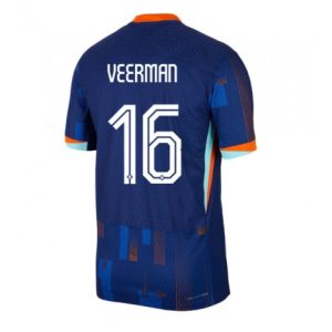 EK 2024 Nederland Joey Veerman #16 Uit tenue Korte Mouw