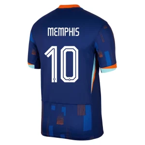 EK 2024 Nederland Memphis Depay #10 Uit tenue Korte Mouw