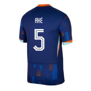 EK 2024 Nederland Nathan Ake #5 Uit tenue Korte Mouw