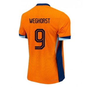 EK 2024 Nederland Wout Weghorst #9 Thuis tenue Korte Mouw