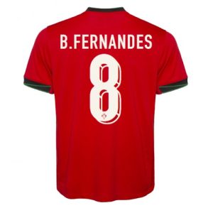 EK 2024 Portugal Bruno Fernandes #8 Thuis tenue Korte Mouw