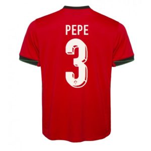 EK 2024 Portugal Pepe #3 Thuis tenue Korte Mouw